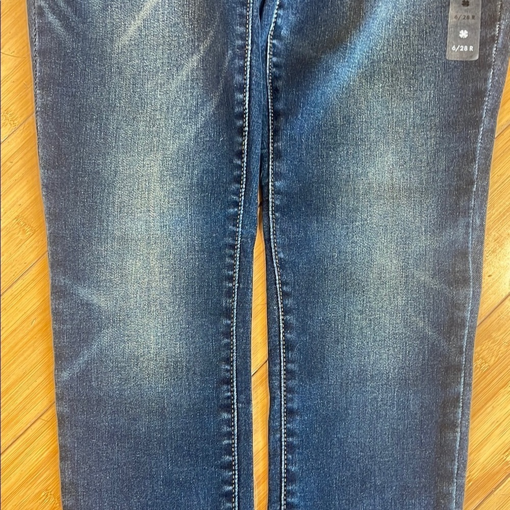 NWT Lucky Brand Bridgette High Rise Skinny Jeans 6/28 R with Studded Details - Picture 5 of 13
